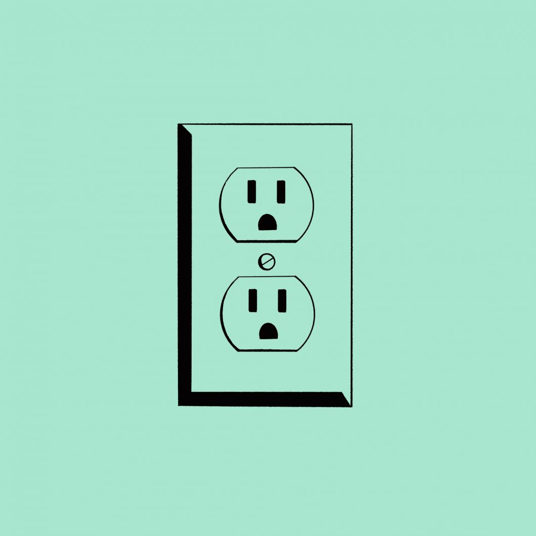 illustration by Doug Burgett titled Outlet